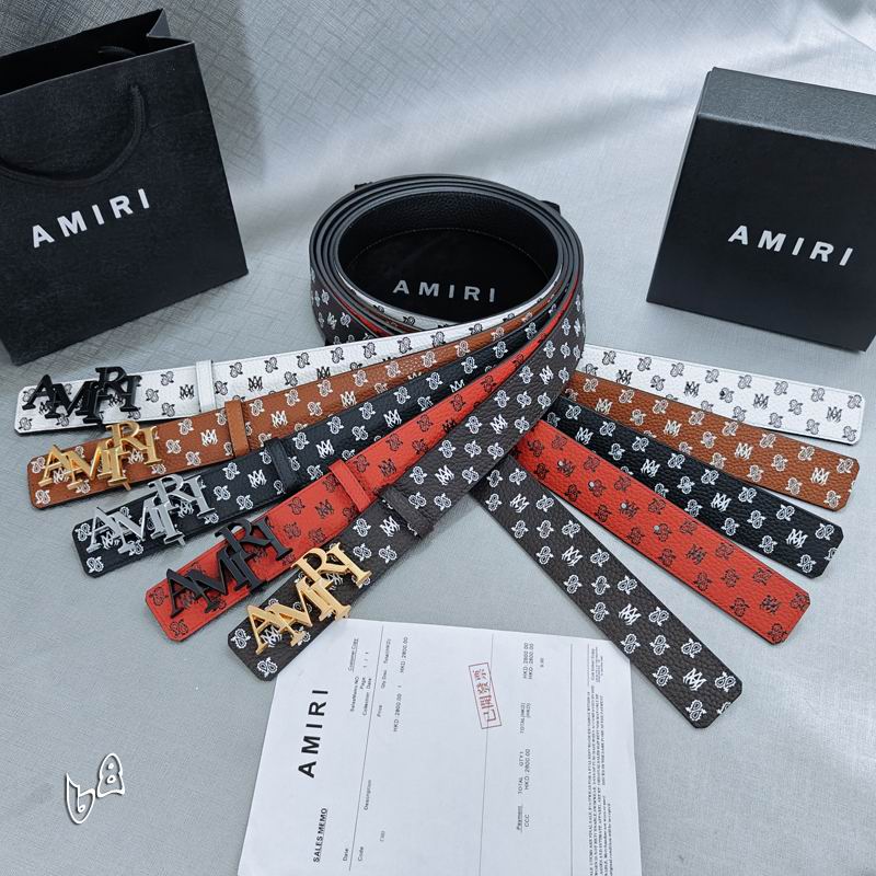 Amiri belt 38mmX90-125cm lb65